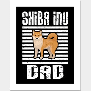 Shiba Inu Dad Proud Dogs Posters and Art